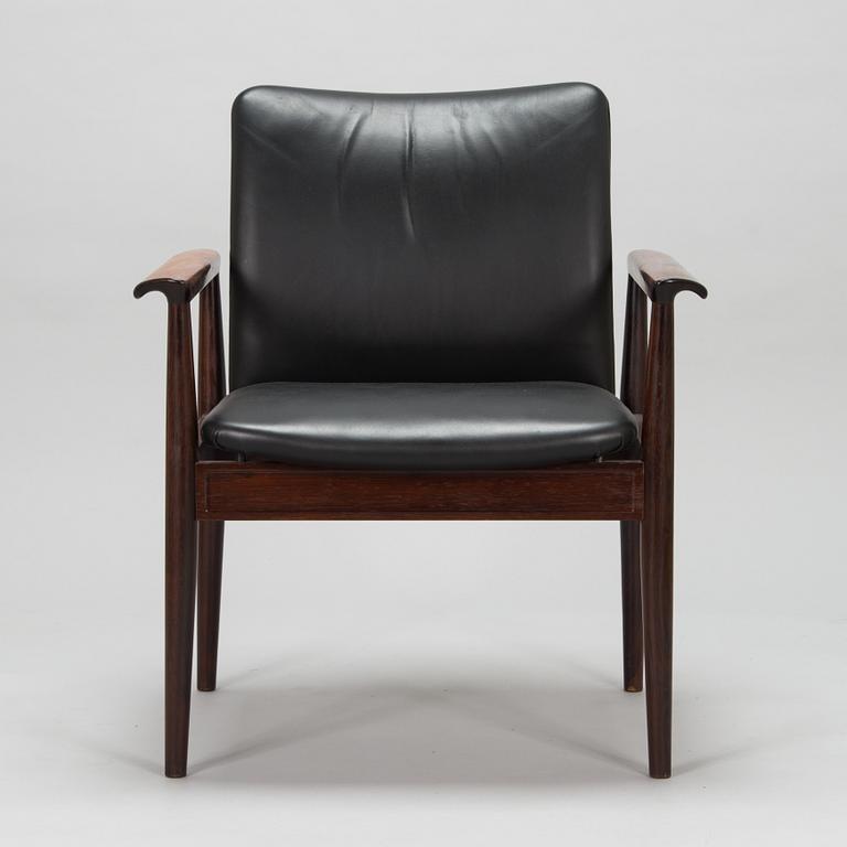 A 'Diplomat' armchair by Finn Juhl, France & Sons, Denmark. Designed 1961.