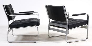 FÅTÖLJER, ett par, "Mondo", Karl-Erik Ekselius för JOC Möbler, 1900-talets andra hälft.