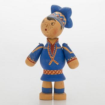 aj Franck, doll "Toto" and a booklet 'Leksaker' (Toys) 1946.