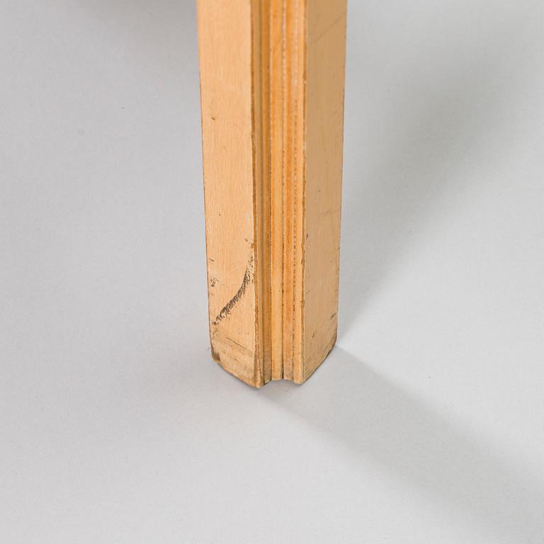 Alvar Aalto, a 1970s 'X600' stool for Artek.