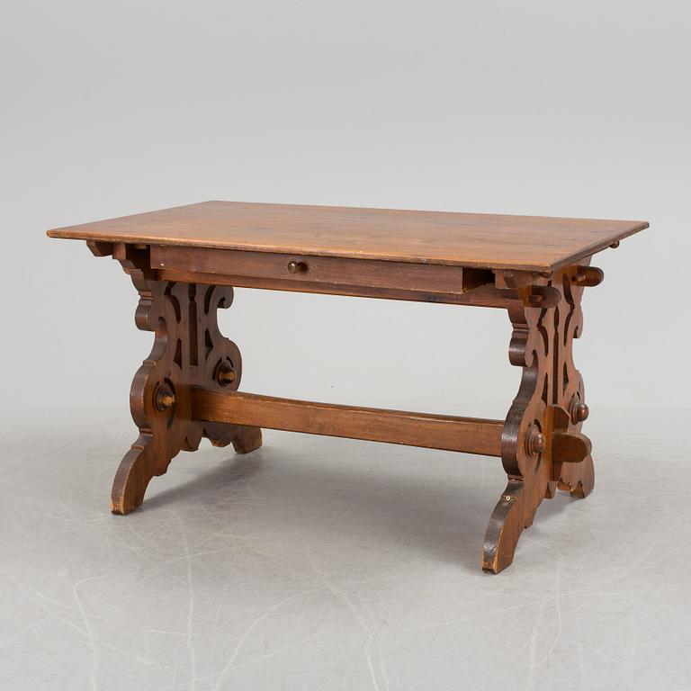 A Swedish late 19th century pine wood table.