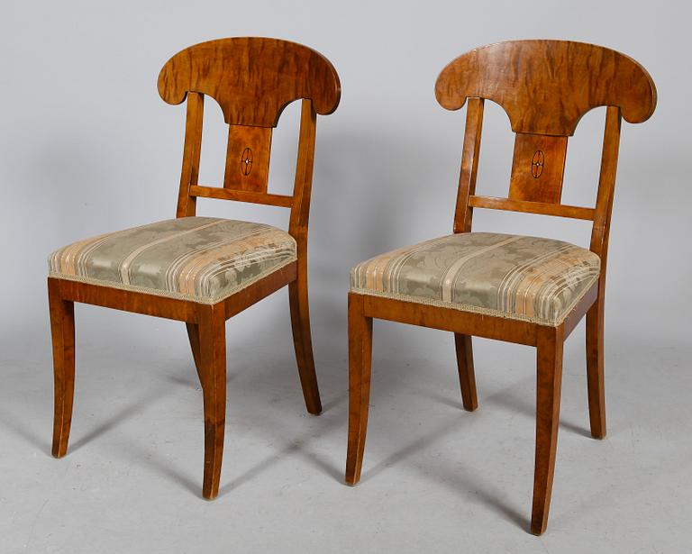 SALONGSMÖBEL, 6 del, Karl Johansstil, 1900-talets första hälft.