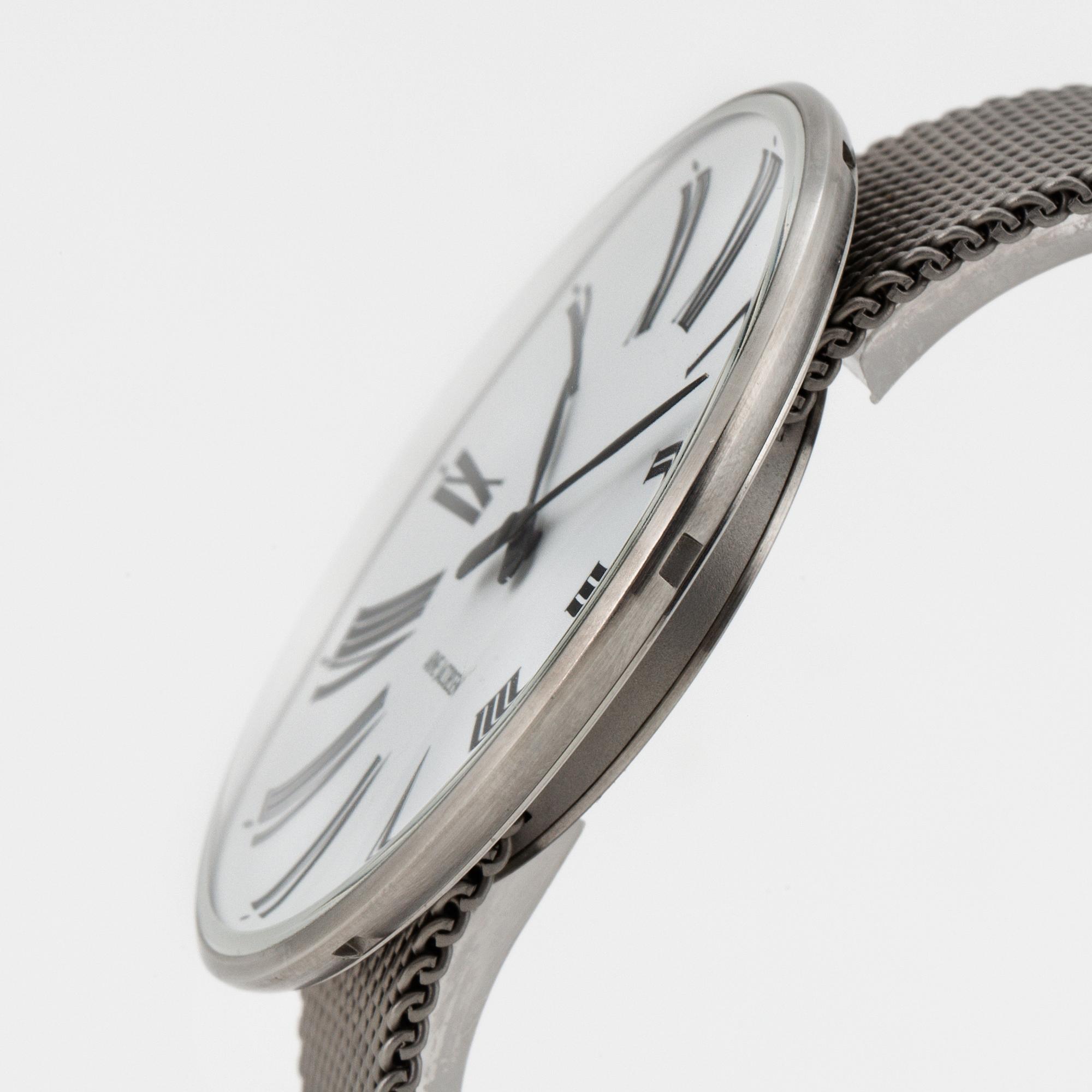 ARNE JACOBSEN, Rosendahl watches, wristwatch, 46 mm.