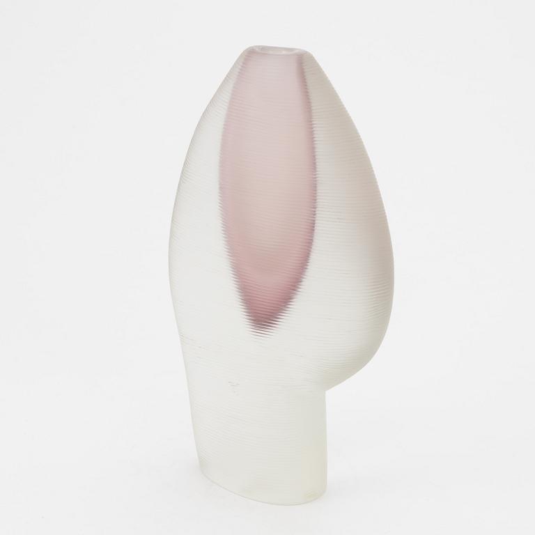 Alfredo Barbini, attributed to, a 'Sasso Inciso' glass vase, Vetreria Alfredo Barbini, Murano Italien, post 1962.