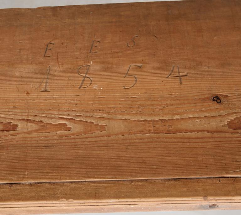 SÄNG, allmoge, 1800-talets mitt.