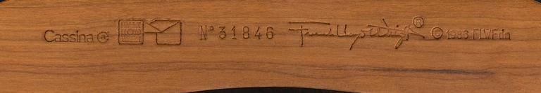 FRANK LLOYD WRIGHT, "Barrel Chair", model no 606, Cassina.
