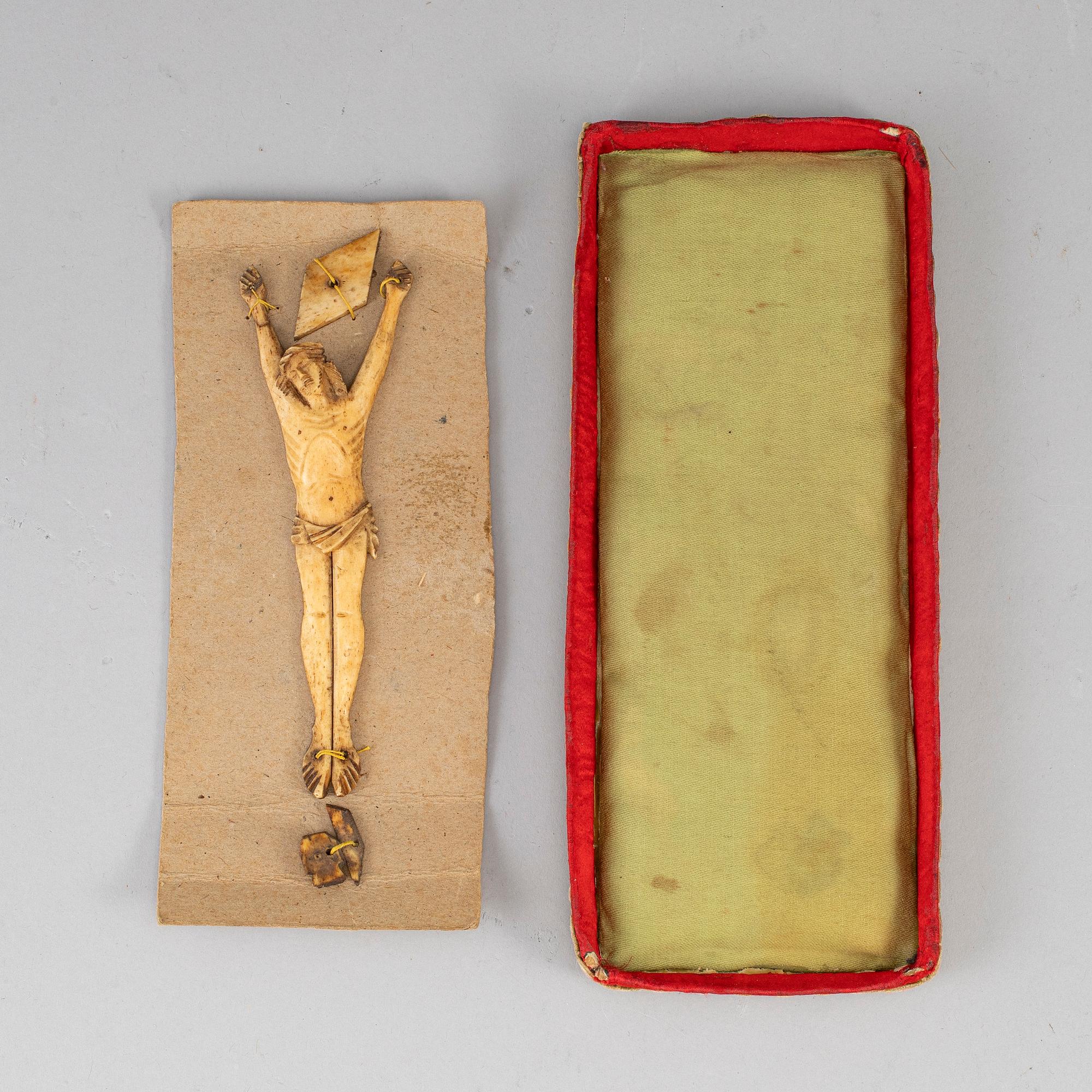 KRUCIFIX, ben, 1700-tal.