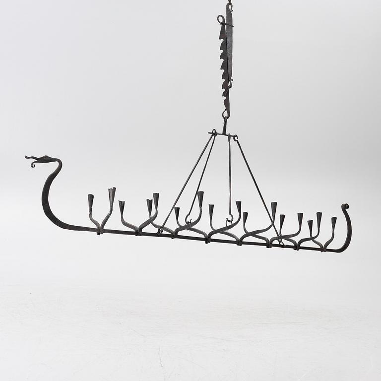 Chandelier, second half of the 20th century.