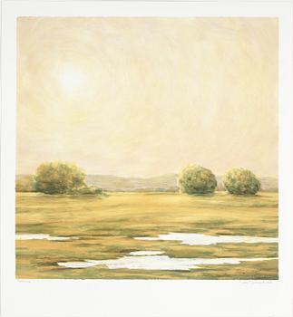 Eva Ljungdahl · EVA LJUNGDAHL, färglitografi, signerad, numrerad 166/240.