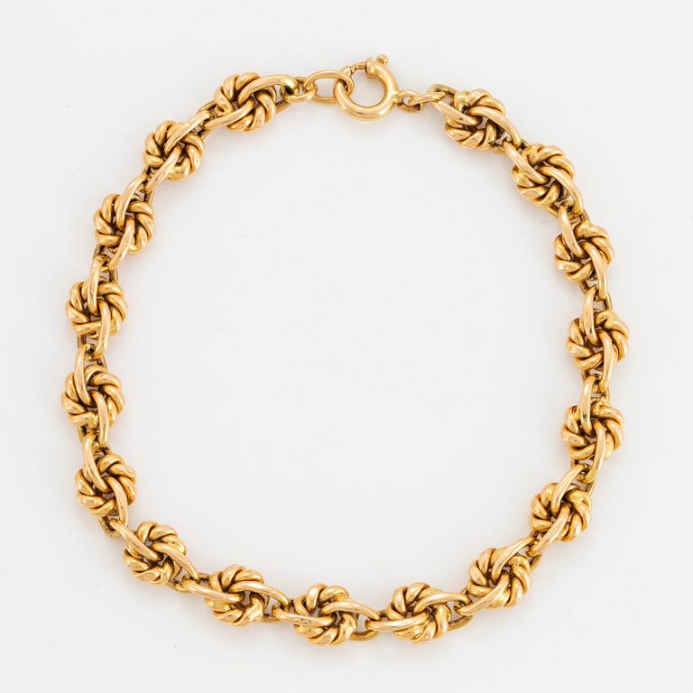 ARMBAND, 18K guld.