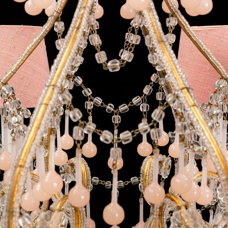 A Venitian style chandelier, mid 20th Century.