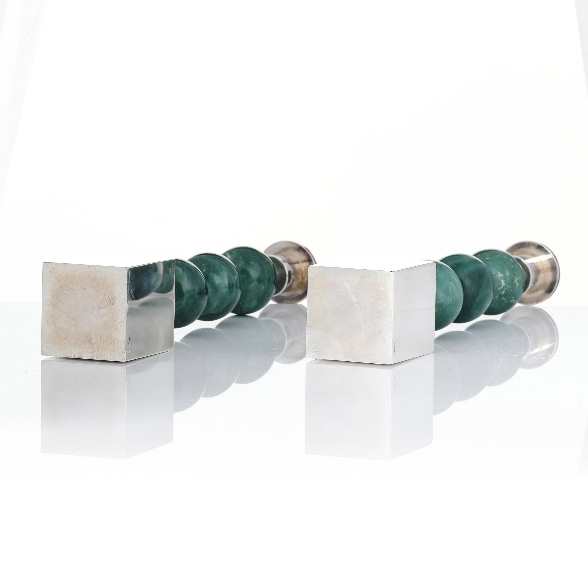 Sigurd Persson, Candlesticks, a pair, “Tre Kulor”, Sigurd Persson Design.
