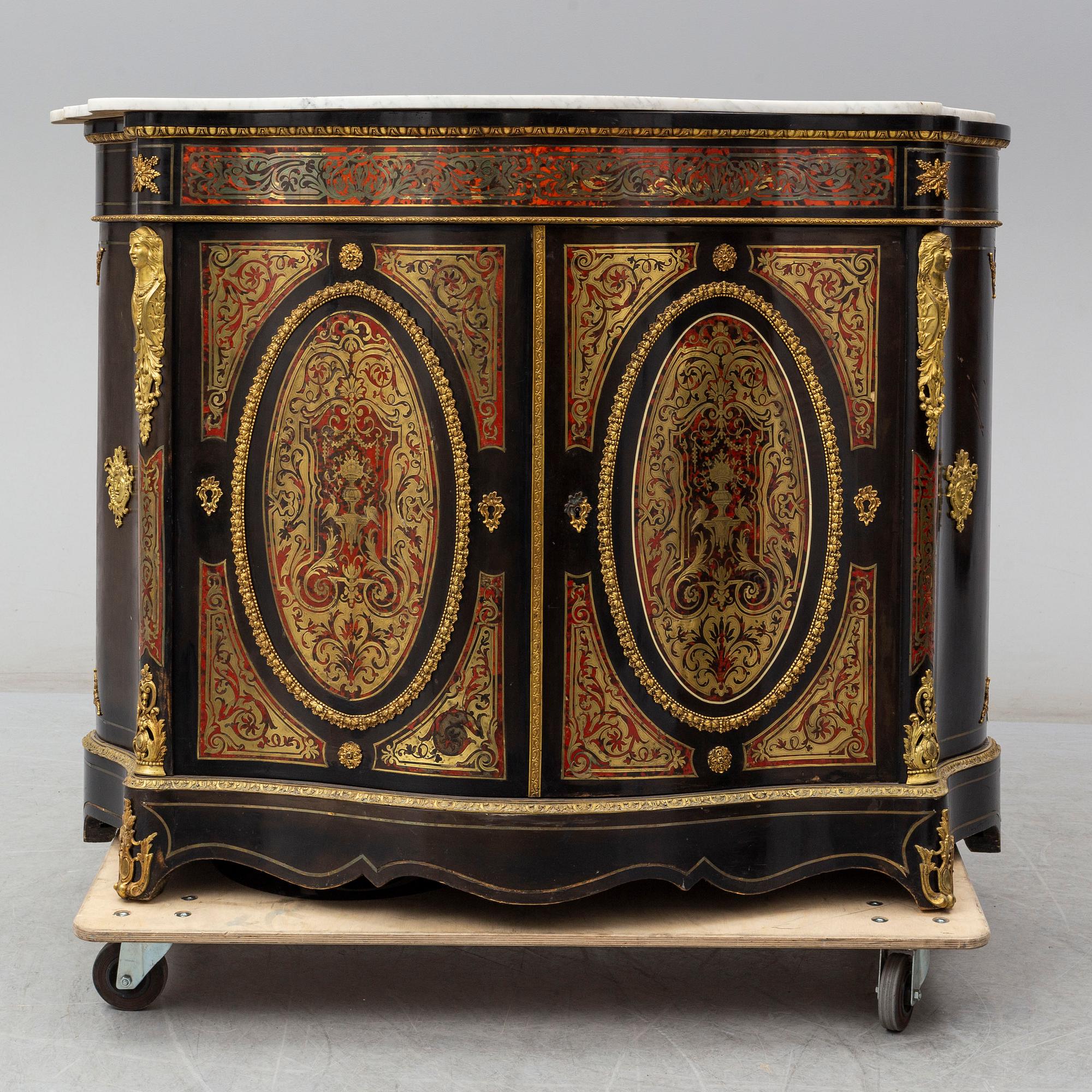 A mid 19th century Boulle cabinet.