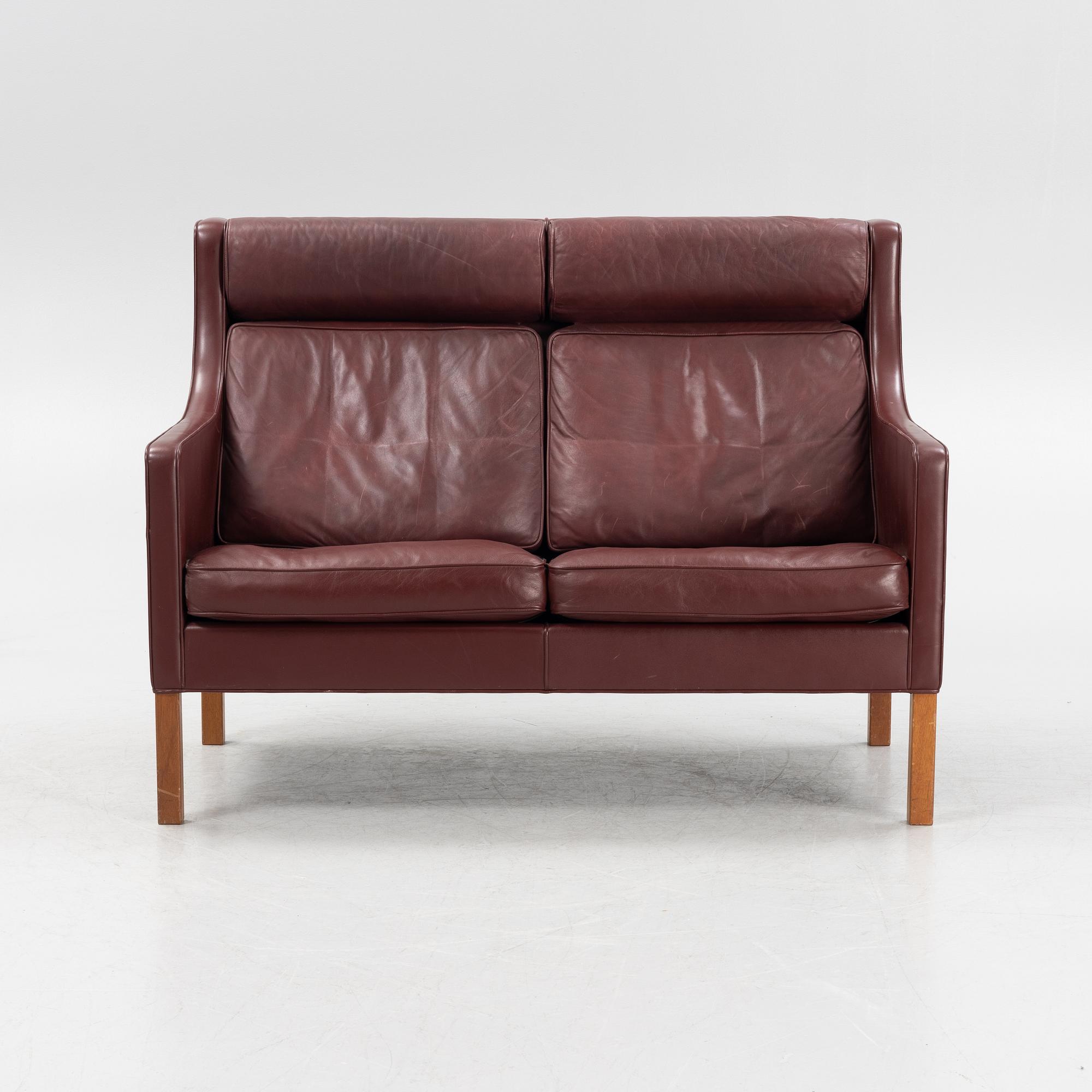 Børge Mogensen, a model 2432 sofa, Fredericia Stolefabrik, Denmark, second half of the 20th century.