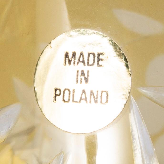 A late 20th century Polish glass set of 28 pcs.