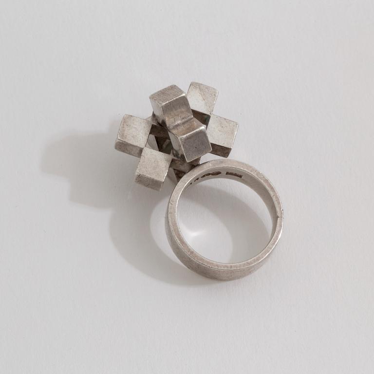 A ring by Cecilia Johansson, Göteborg, 1971.