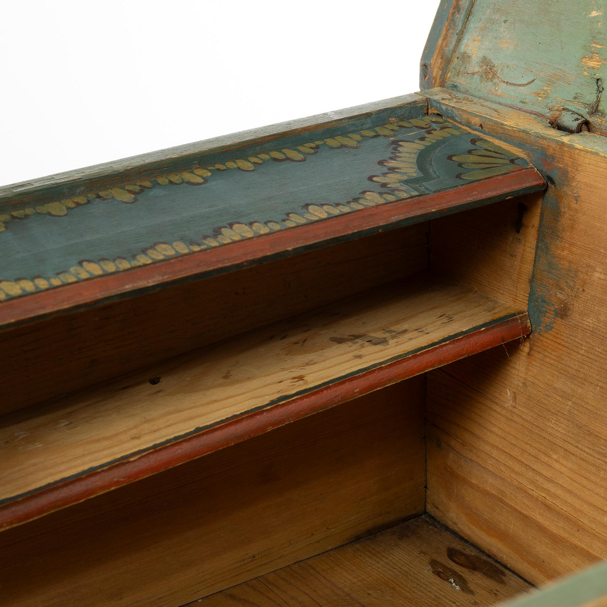 Box. Folk art, Jämtland, 18th/19th century.