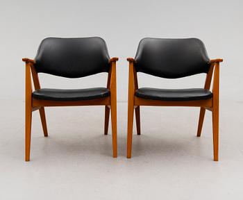 KARMSTOLAR, 1 par, 1960-tal.