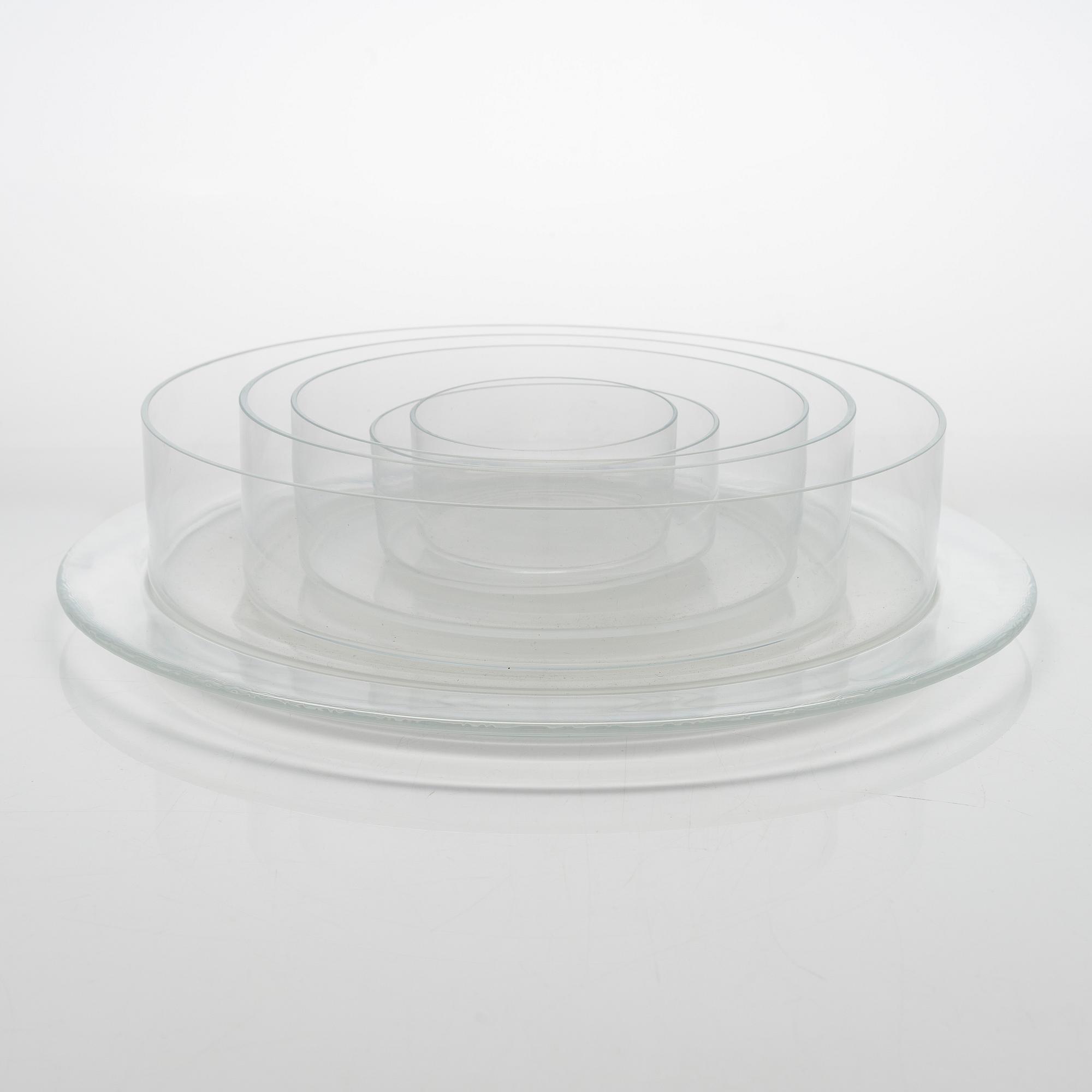 Timo Sarpaneva, 'Marcel' bowl 2370 and plate 2270 for Iittala. In production 1993-1998.
