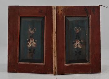 DÖRRAR, ett par, 1700/1800-tal.