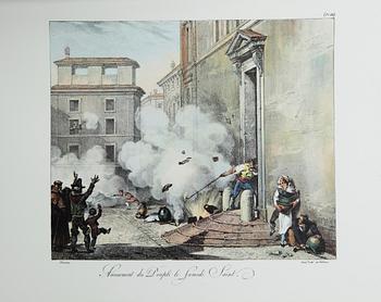 FAKSIMIL, "Un an à Rome et dans ses environs", efter Antoine-Jean-Baptiste Thomas, , numrerad 438/999, utgiven 1972.