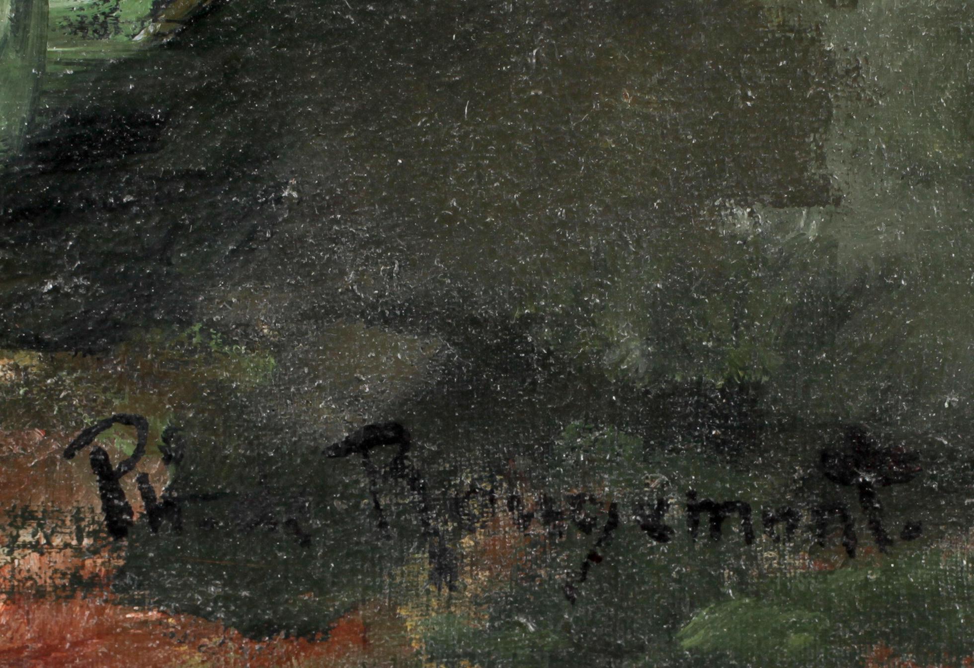 PHILLIPPE DE ROUGEMONT, olja på duk, sign.