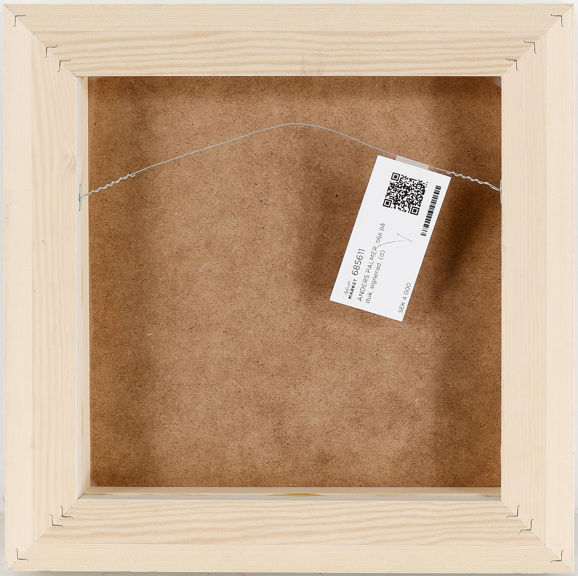 ANDERS PALMÉR, olja på duk, signerad.