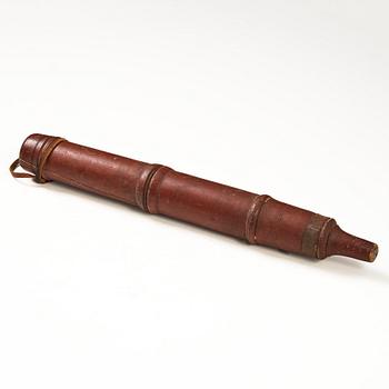 A Swedish stirrup pump , late 18th / early 19th century.