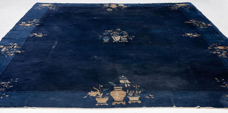 Rug, antique Peking, China, circa 1910, approximately 395 x 317.