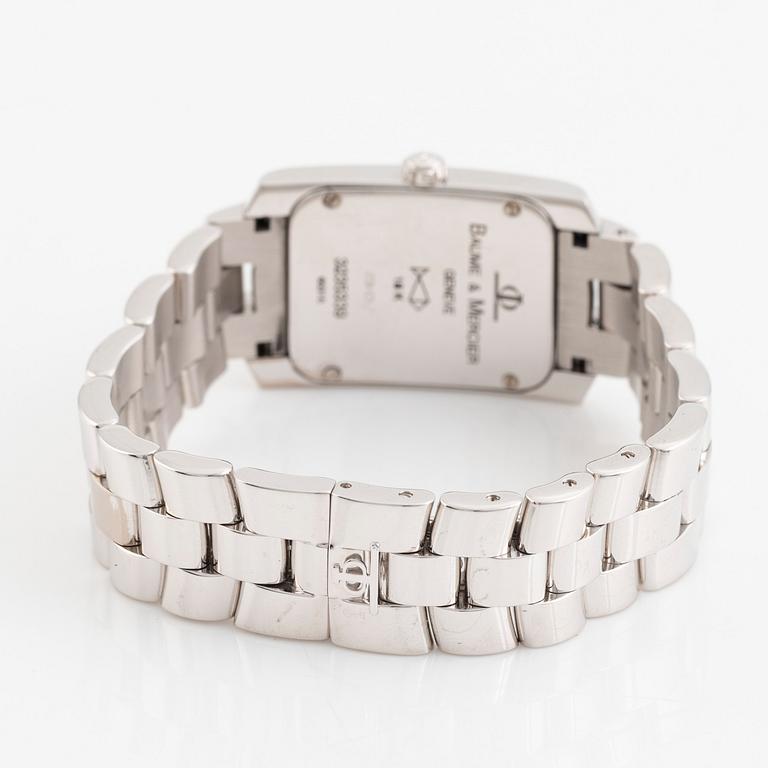 Baume & Mercier, Hampton, armbandsur, 22 x 28 mm.