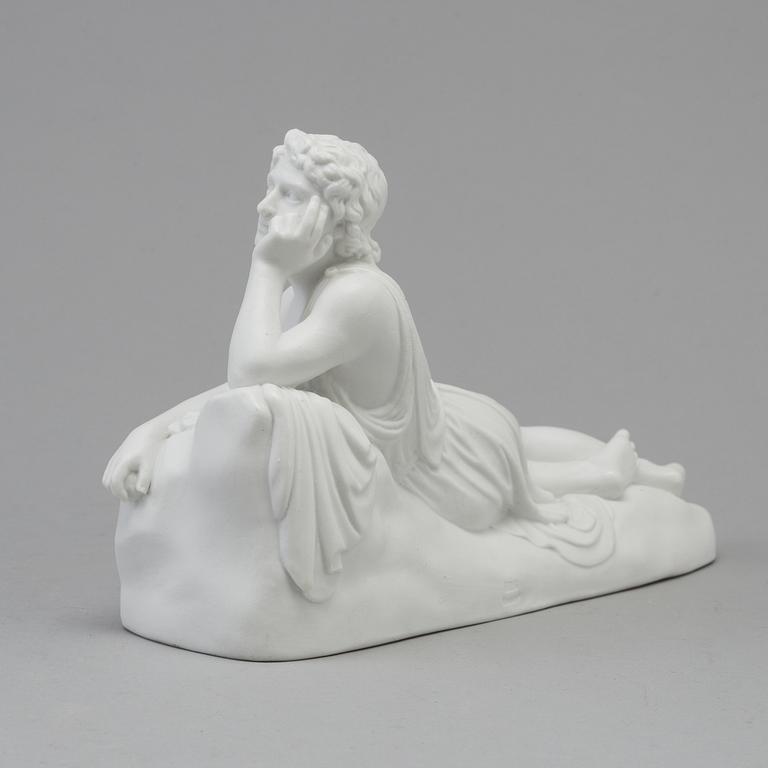 A bisquit scultpure of from John the Baptist sermon, after Bertel Thorvaldsen, Bing & Gröndahl, Denmark, 1870s.