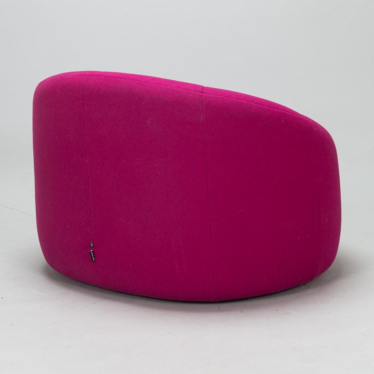 Pierre Paulin, fåtölj "Pumpkin", Ligne Roset, Frankrike. Modellen formgiven 1971.