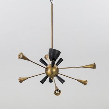 A ITALIAN CEILING LAMP ARREDOLUCE MONZA IN ITALY MID 20TH CENTURY.