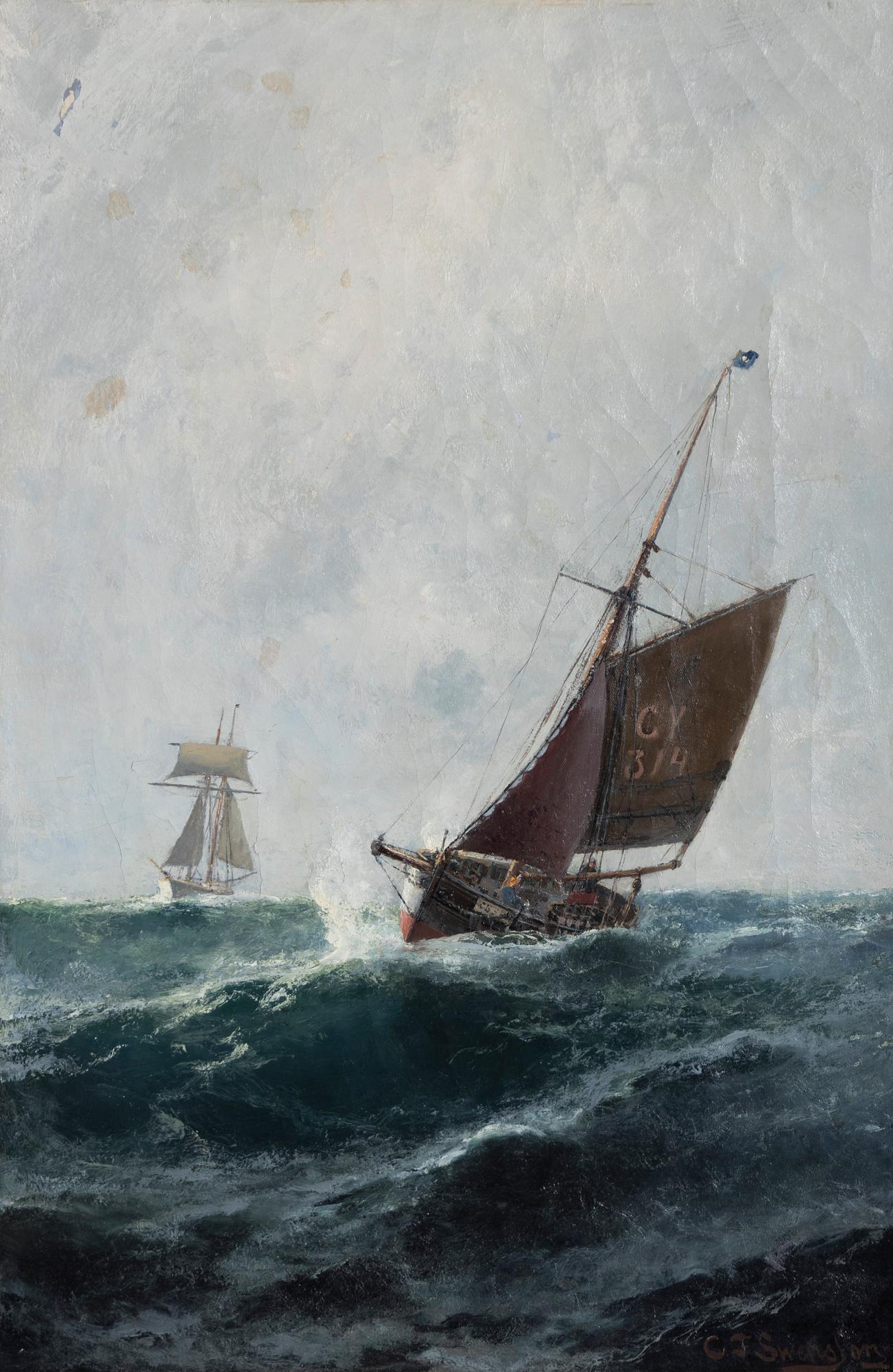 Christian Fredrik Swensson (Svensson), Hög sjö.