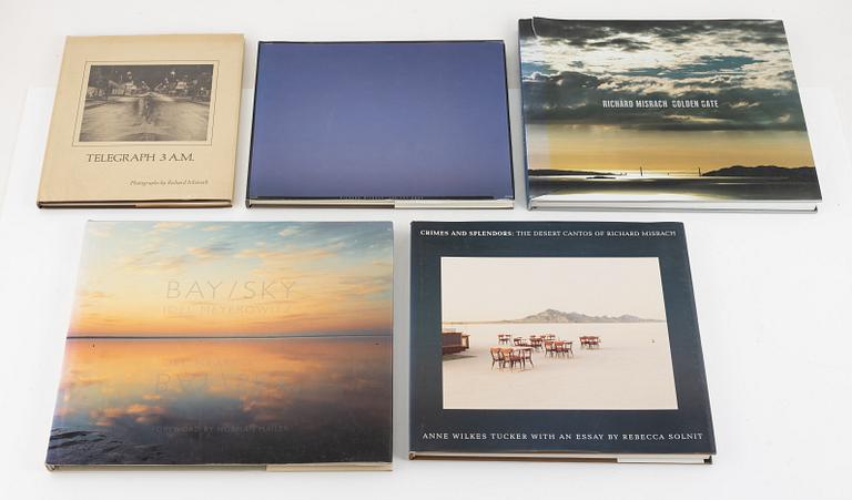Richard Misrach, collection of photo books, 5 volumes.