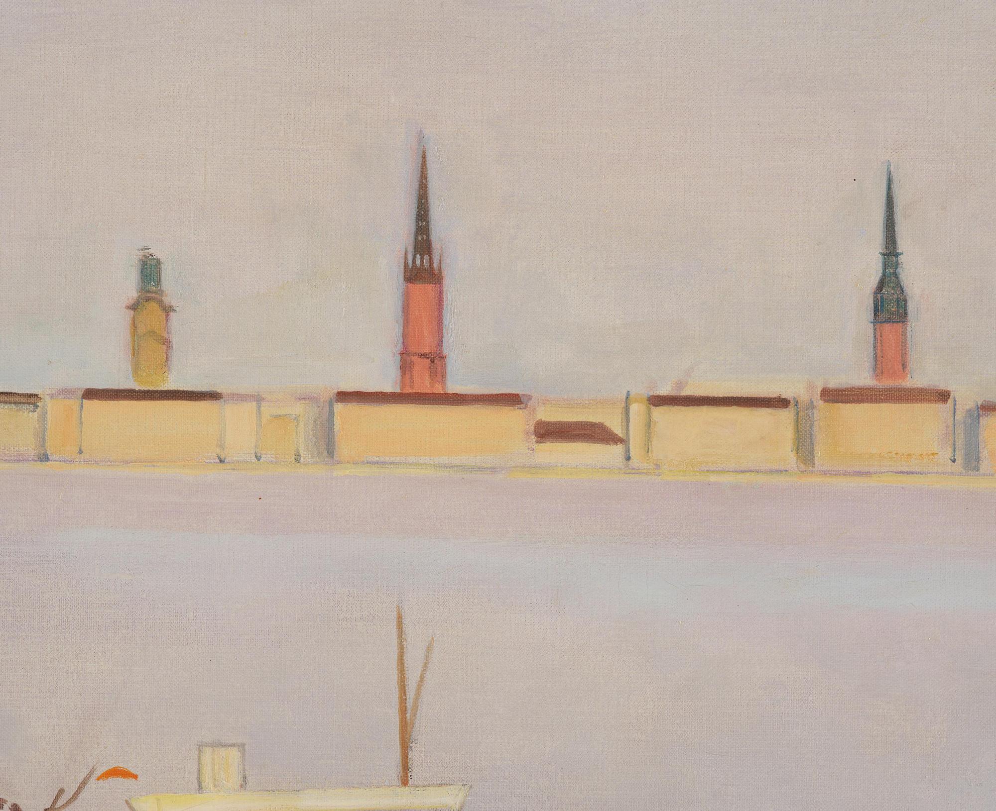 Einar Jolin, "Stockholm från Långholmsparken I".