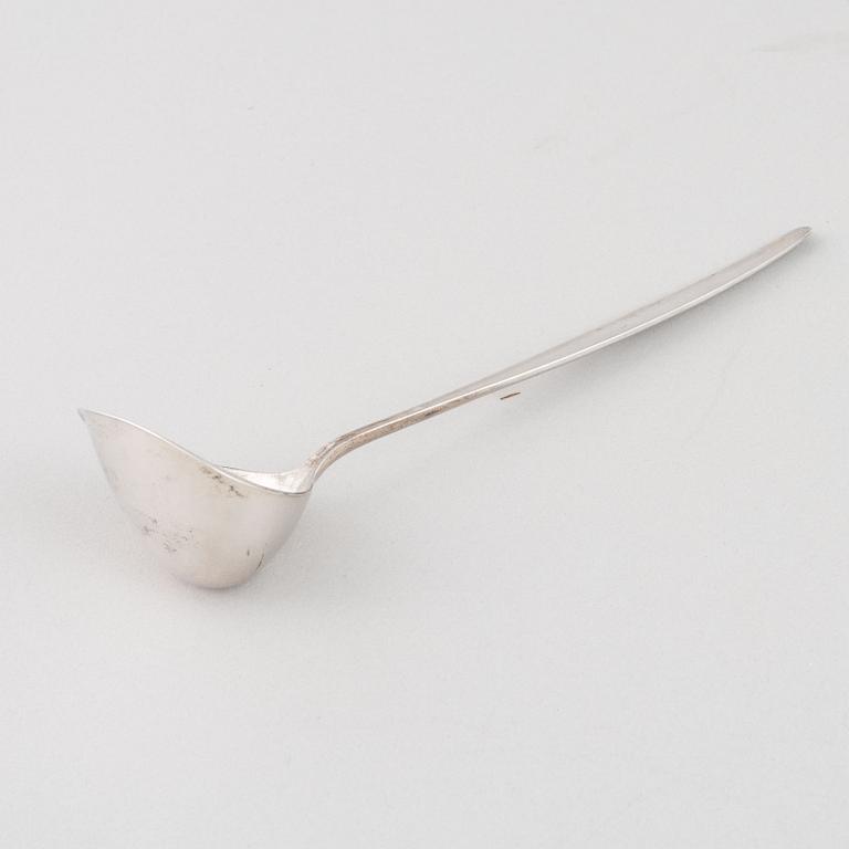 Tias Eckhoff, cutlery set, 99 pieces, sterling silver, "Cypress", Georg Jensen, Denmark.
