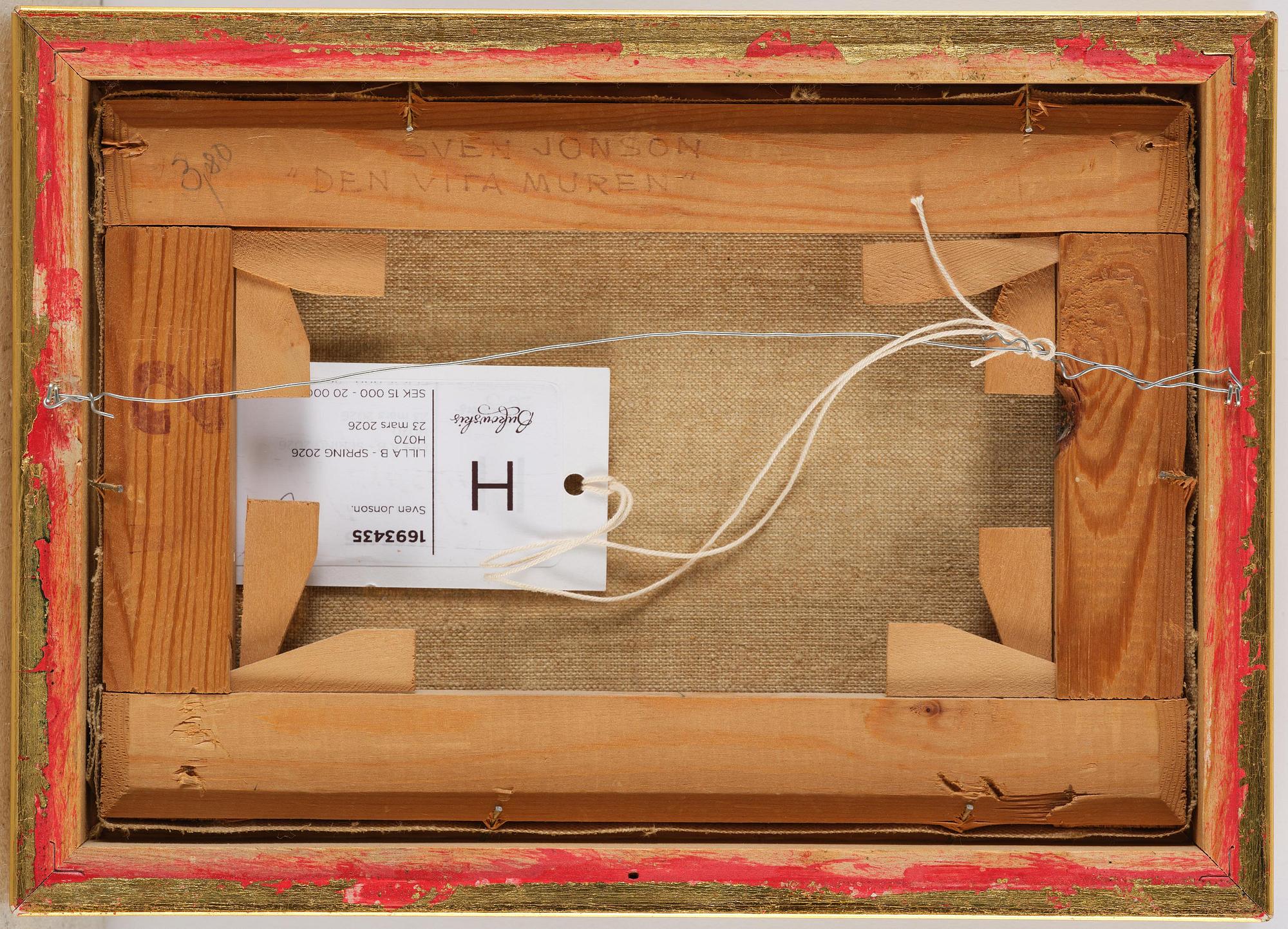 Sven Jonson, "Den vita muren".