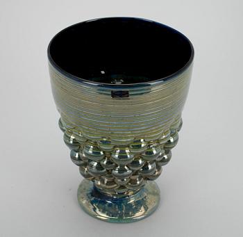 Oiva Toikka, A BOWL. Signed Oiva Toikka, Nuutajärvi Notsjö.