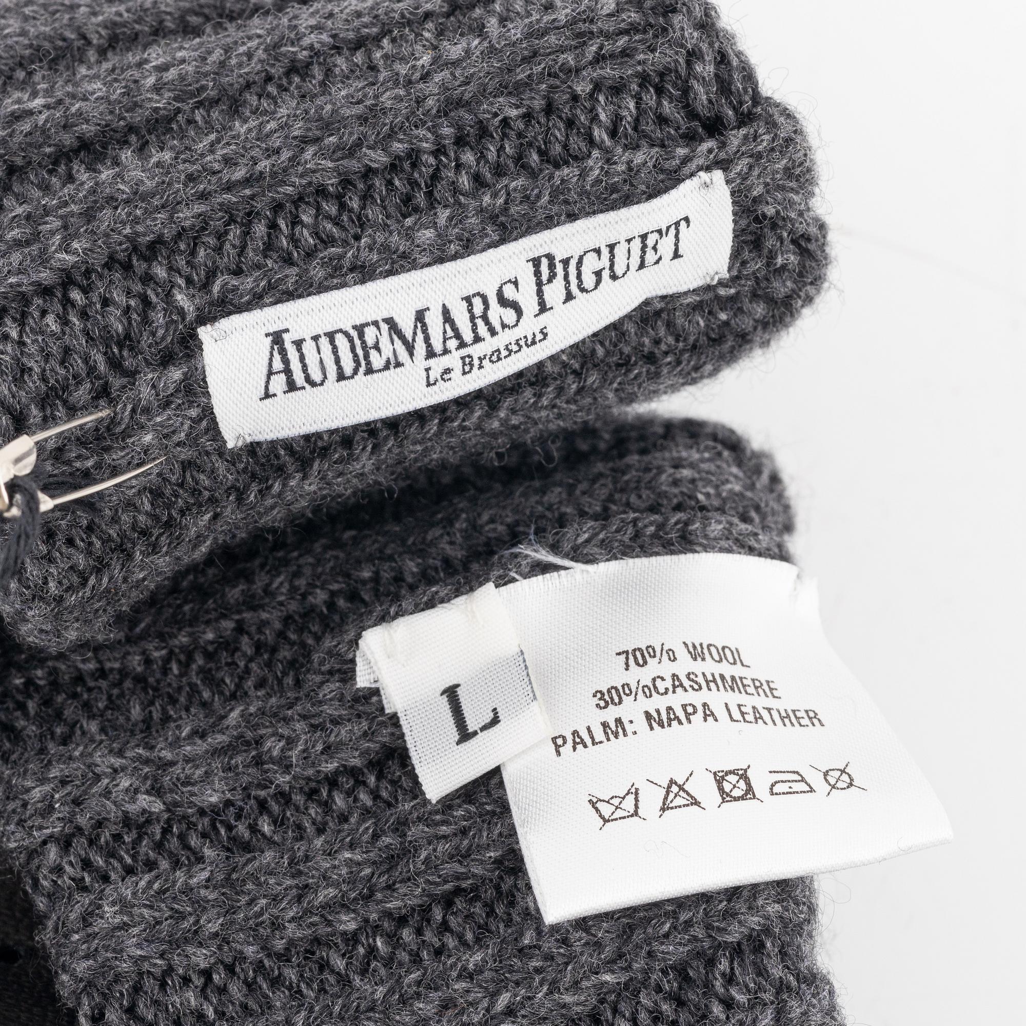 Marzi Firenze, for Audemars Piguet, hat, scarf, gloves.