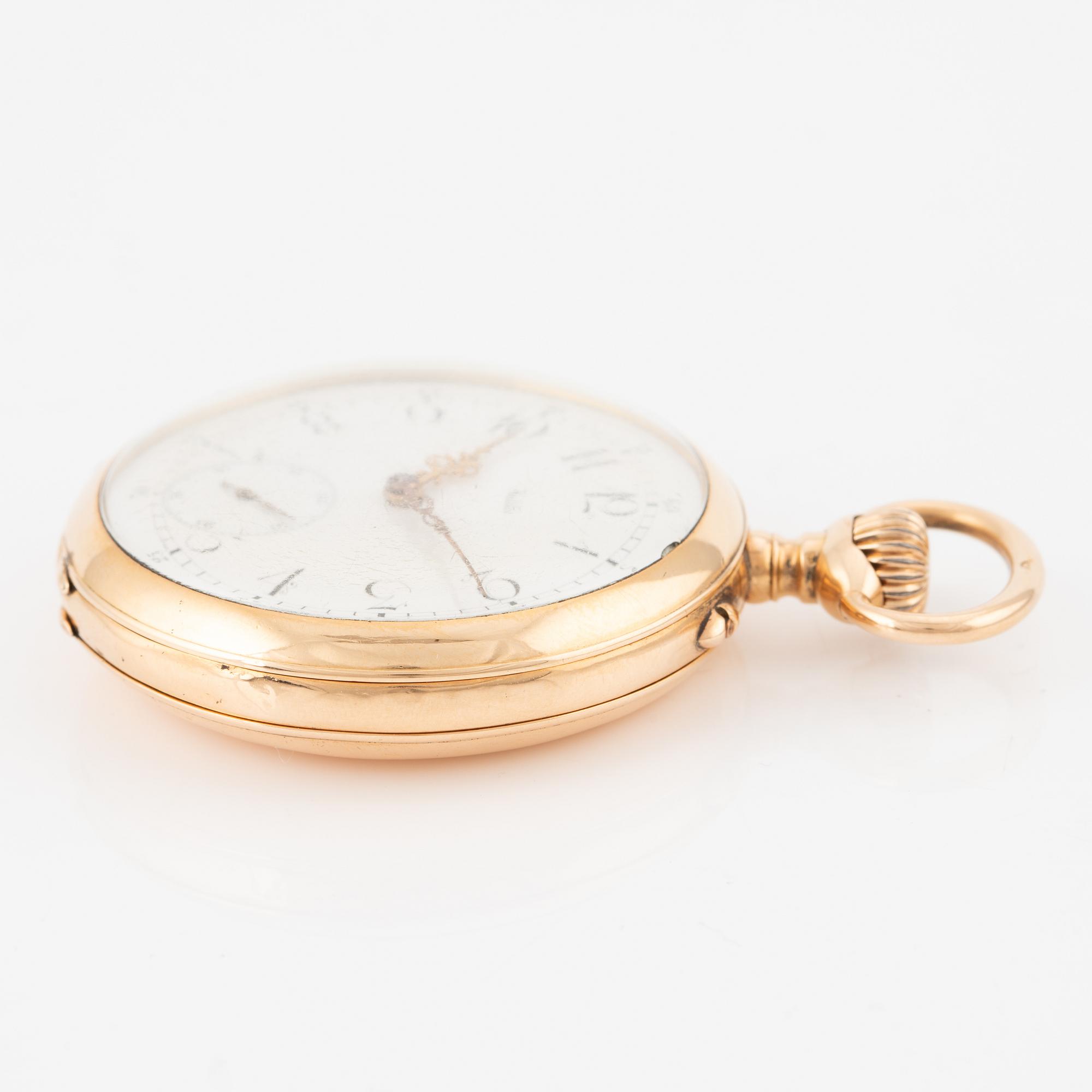 Halda, pocket watch, 49.5 mm.