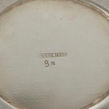 Sylvia Stave, a three-piece coffee service, C.G.Hallberg, Sweden, the model designed in 1930.