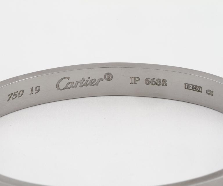 ARMRING, Cartier "Love bracelet" med tillhörande skruvmejsel.