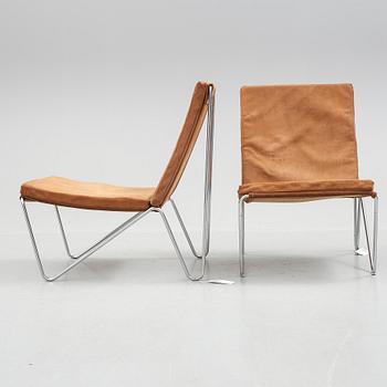 FÅTÖLJER, ett par, "Bachelor chair", Verner Panton för Fritz Hansen.