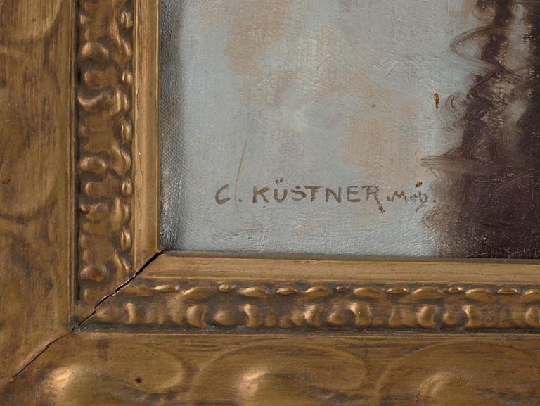 KARL KÜSTNER, olja på duk, sign.