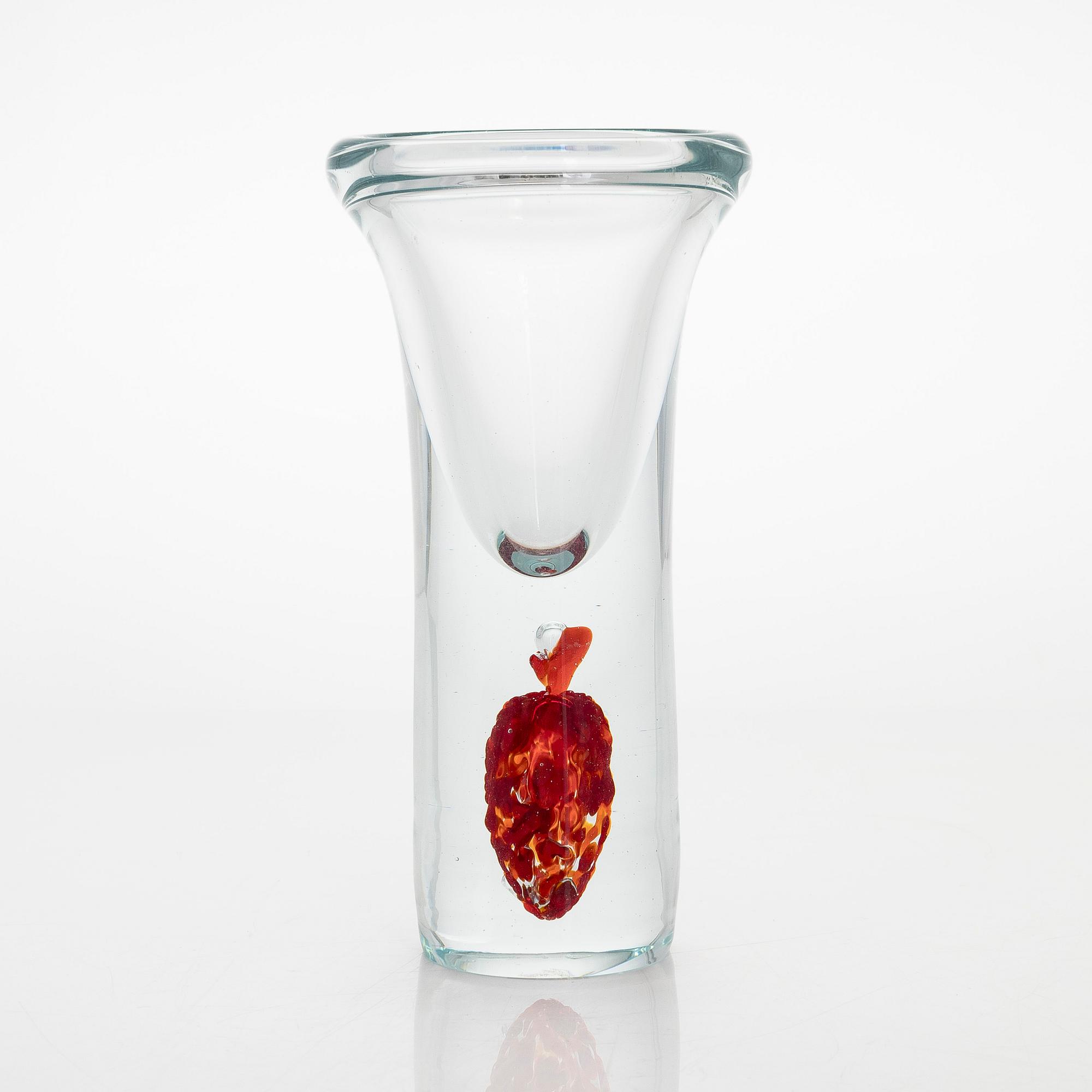 Joonas Laakso, glasskulptur, signerad Joonas Laakso.
