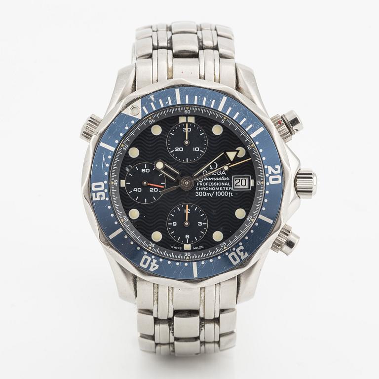 Omega, Seamaster Professional, chronograph, wristwatch, 41.5 mm.