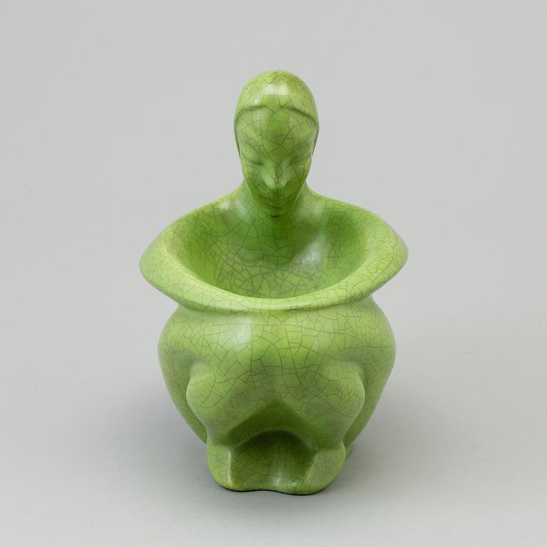 GÉZA GORKA, a ceranmic sculpture from Nógrádveröce, Hungary, 1930's.