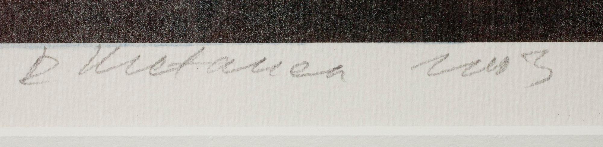 REINO HIETANEN, litografi, signerad och daterad 2003.