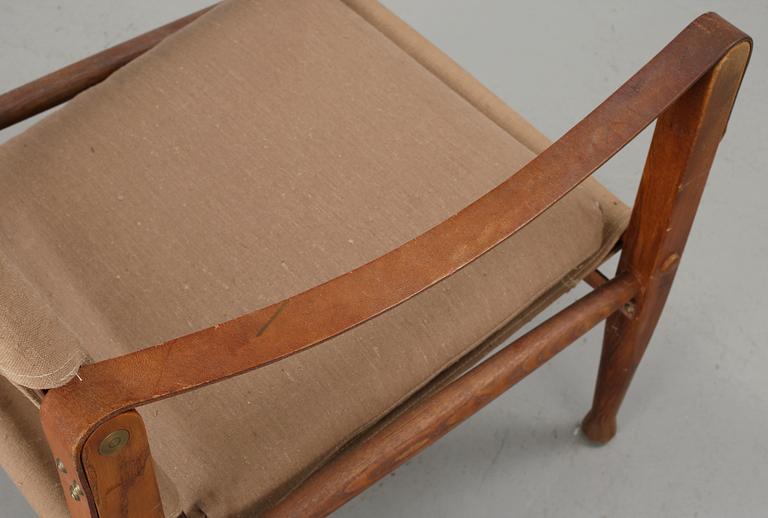 FÅTÖLJ, "Safari", Kaare Klint, Danmark. Formgiven 1933.